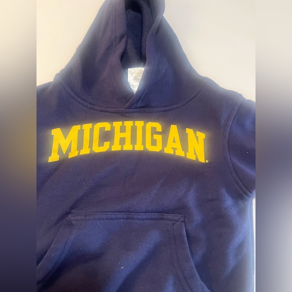Kids Navy Blue Michigan Hoodie (3t)